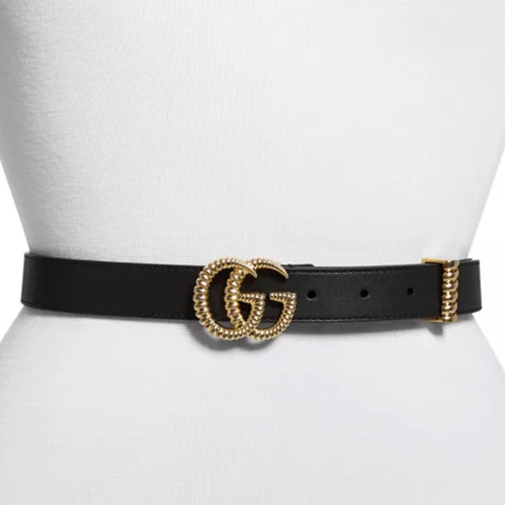 GUCCI TORCHON MARMONT BELT THIN